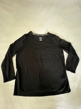 Ralph Lauren Black Long-Sleeve Logo Tee